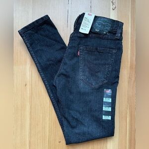 Levi’s 512 Slim Taper Jeans Men’s 29x32 Stretch Black NWT